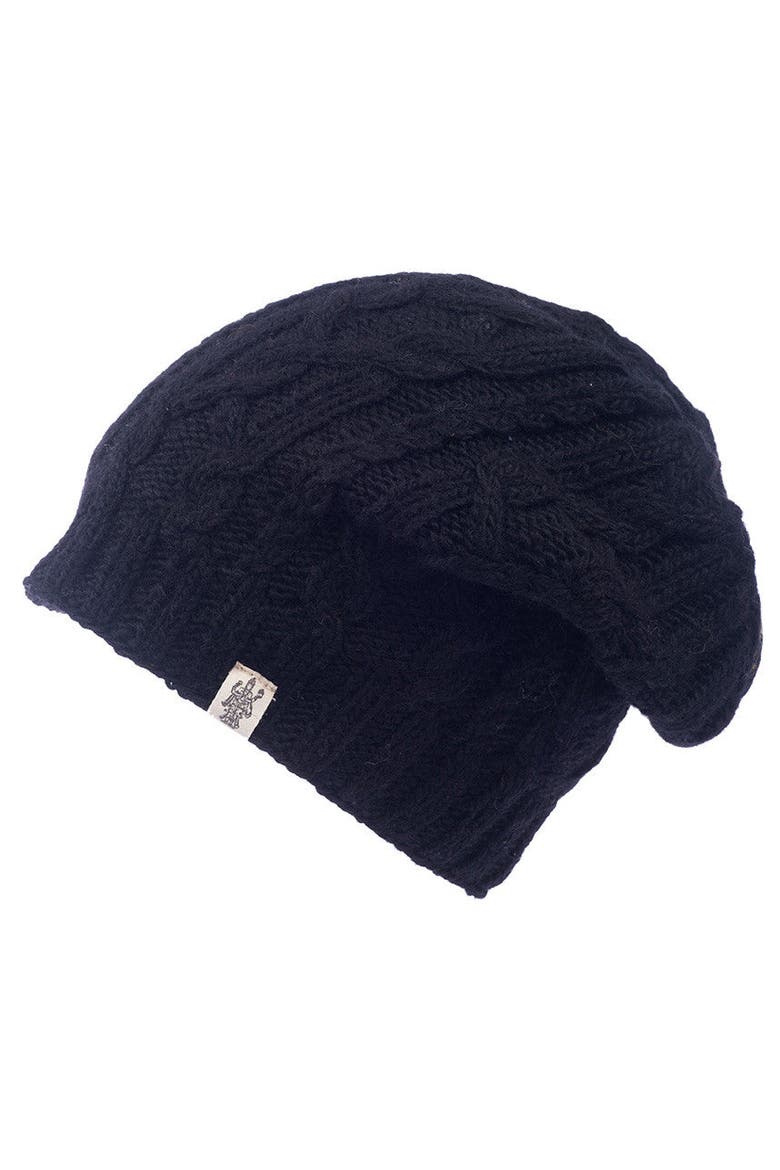 Alexander Cable Slouch, Main, color, Black