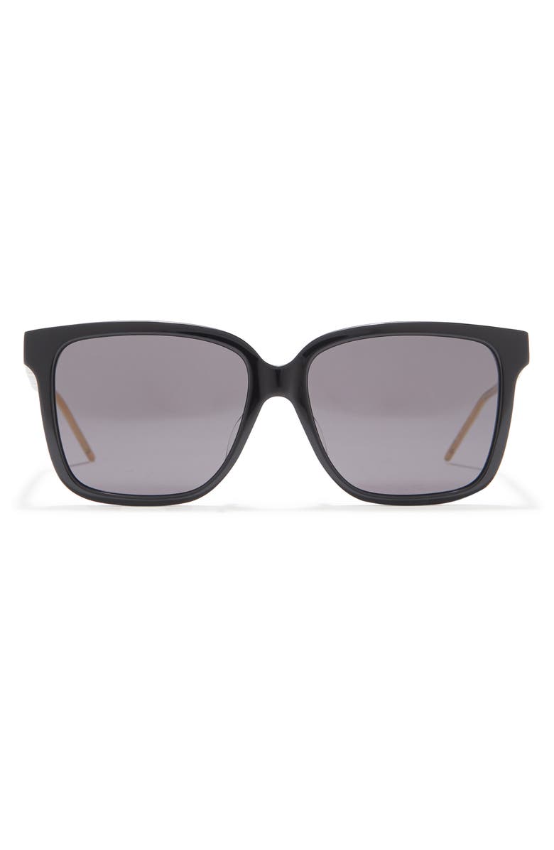 Gucci 56mm Square Sunglasses, Main, color,