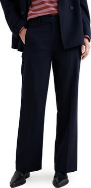 Seasalt Cornwall Lowena Straight Leg Recycled Wool Blend Pants