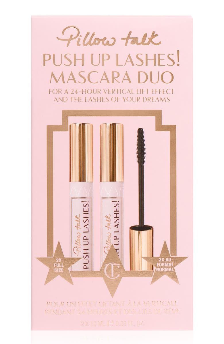 Charlotte Tilbury Pillow Talk Push Up Lashes! Mascara Duo (Nordstrom Exclusive) $58 Value, Alternate, color, 