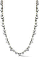 SPHERA MILANO Cubic Zirconia Graduated Tennis Necklace