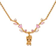 Girls Crew Marvel's Groot Cubic Zirconia Pendant Necklace