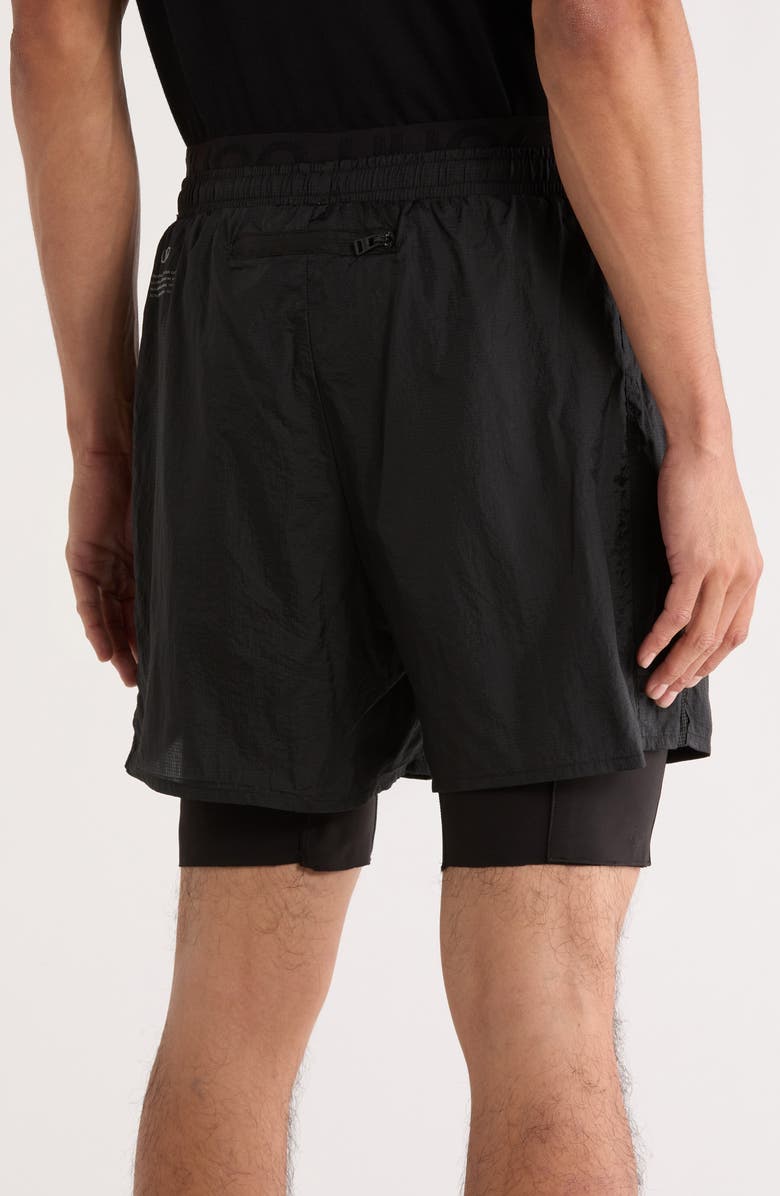 HUGO Dolidori 2-in-1 Active Shorts, Alternate, color, Black