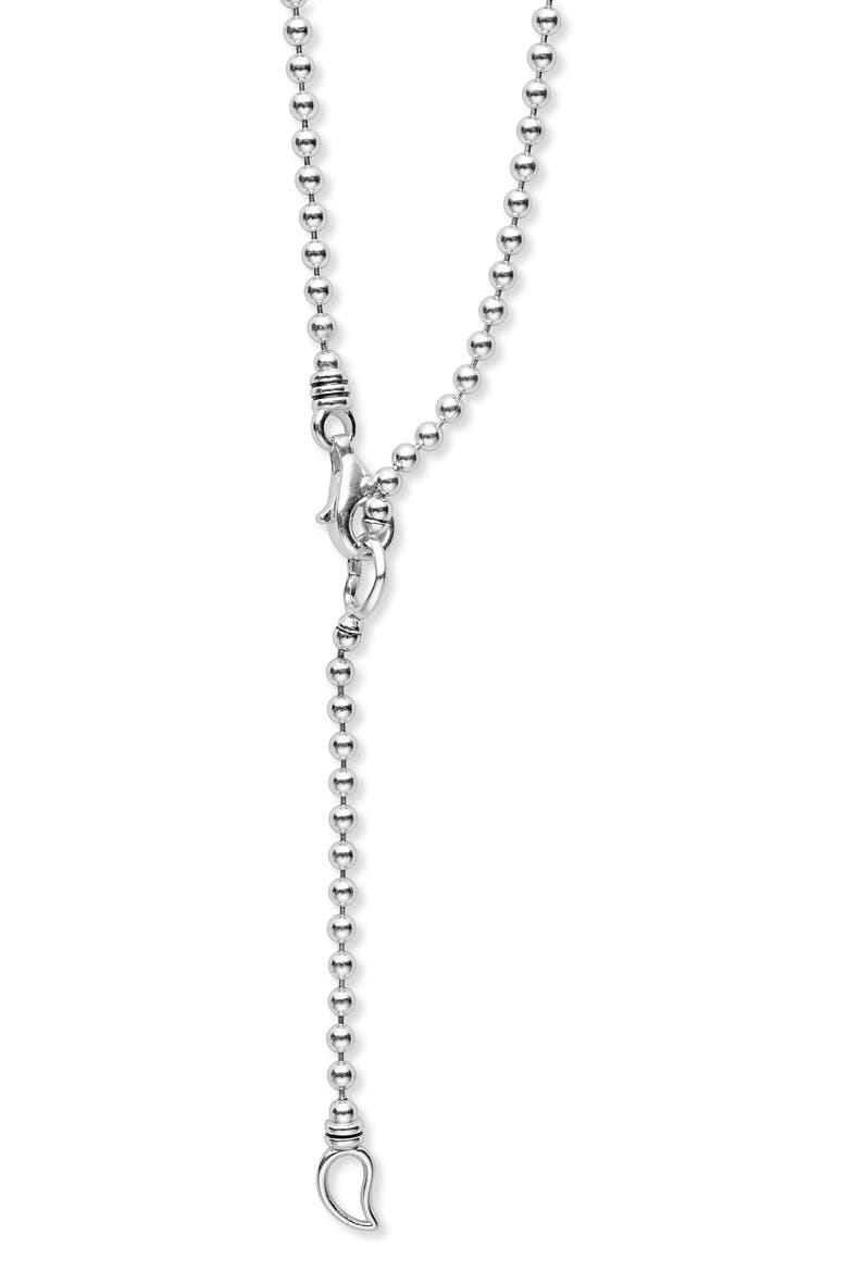 Embrace XO Pavé Diamond Pendant Necklace, Alternate, color, METALLIC