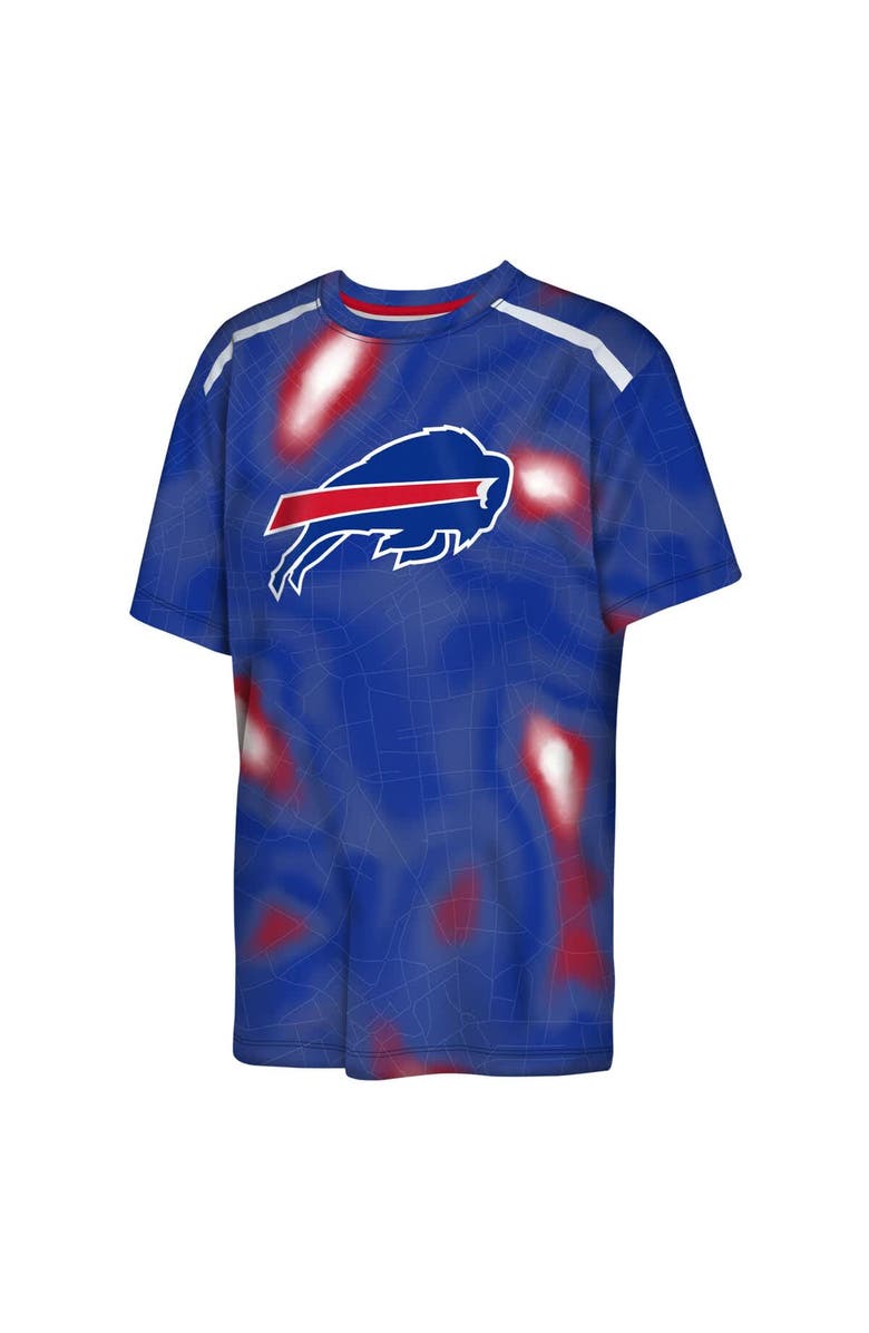 Outerstuff Youth Outerstuff Royal Buffalo Bills End Zone Dri-Tek T-Shirt, Alternate, color, 