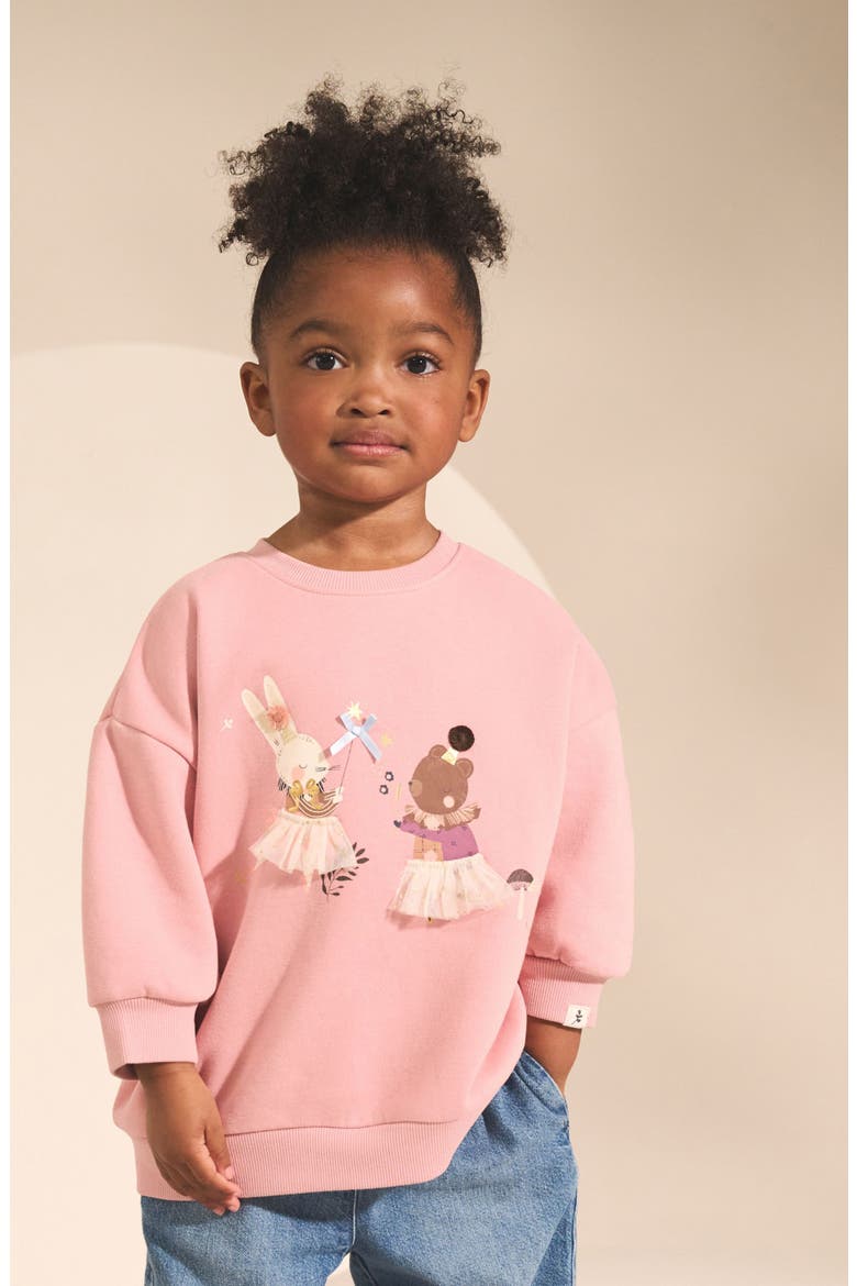 Kids' Character Graphic Sweatshirt, Alternate, color, NEUTRAL