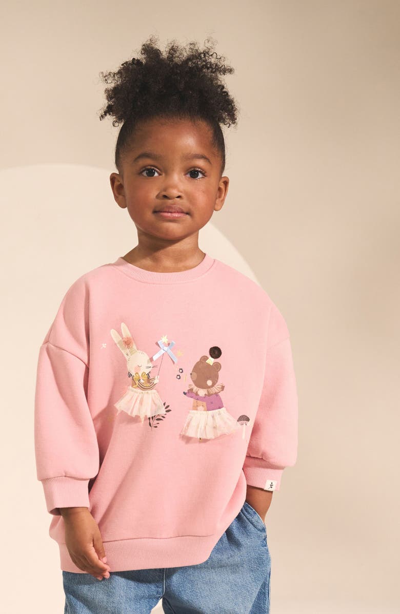 NEXT Kids' Character Graphic Sweatshirt, Alternate, color, Neutral