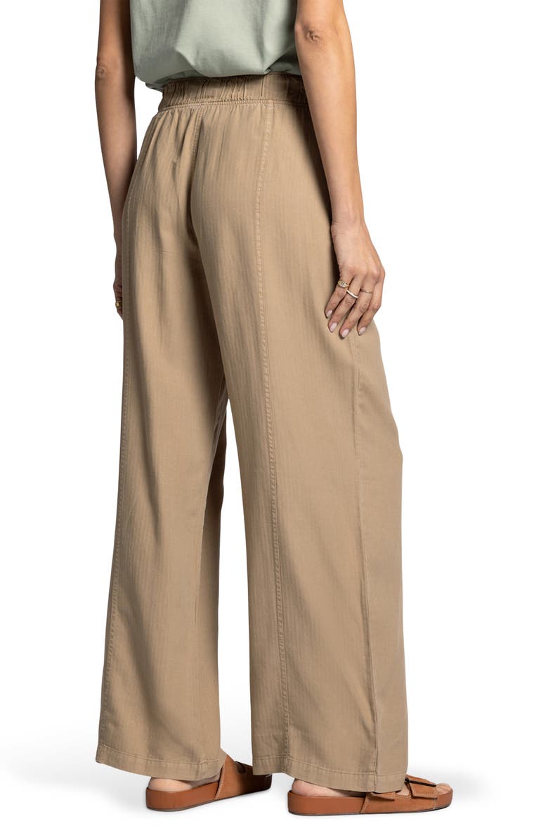 Thread & Supply June Wide Leg Pants, Alternate, color, Lemon Pepper