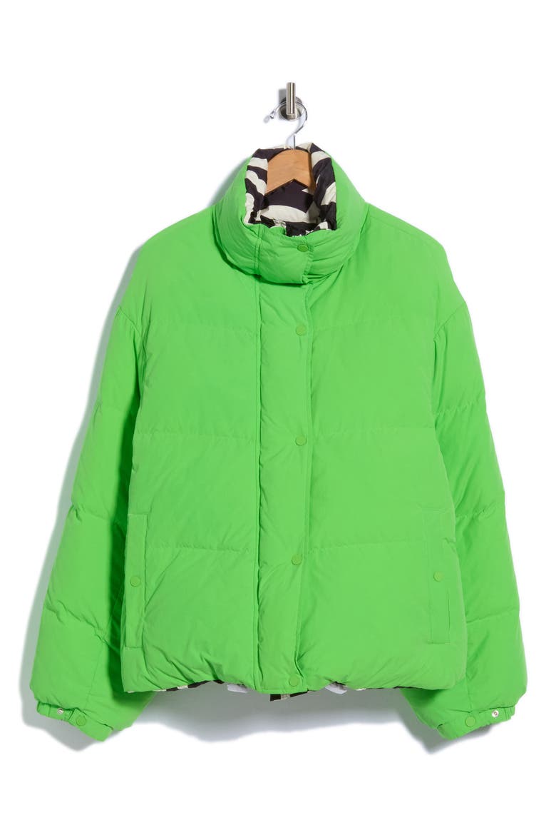 Reversible Puffer Jacket, Main, color, APPLE