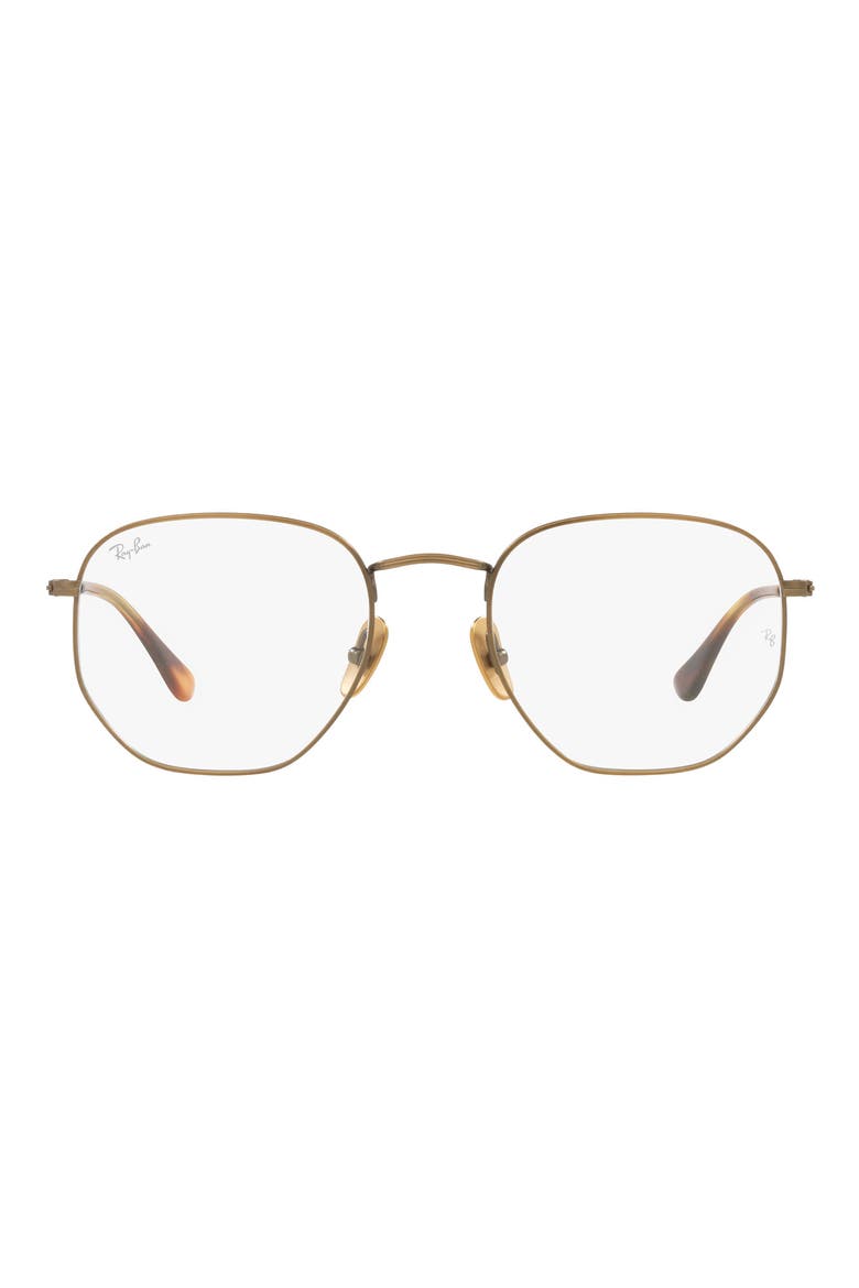 RX8148V 54mm Irregular Optical Glasses, Main, color, GOLD