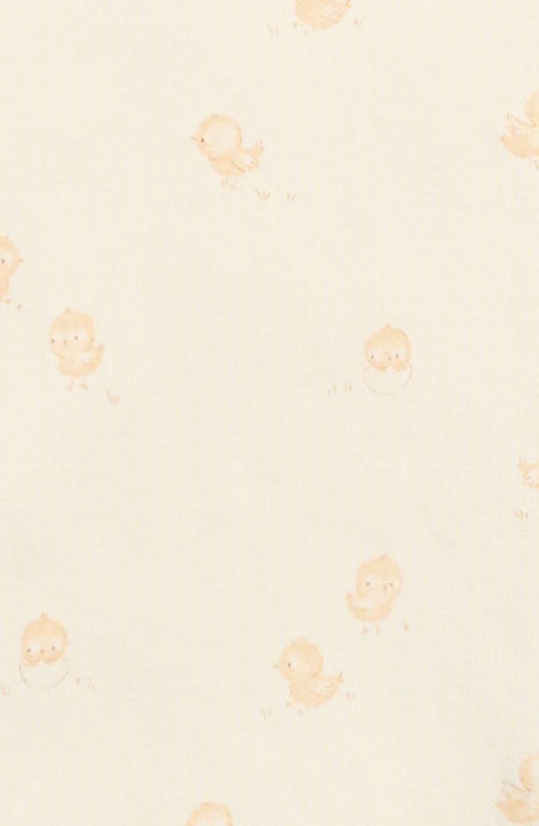 QUINCY MAE Kids' Frankie Chicks Organic Cotton T-Shirt & Shorts Set, Alternate, color, Ivory