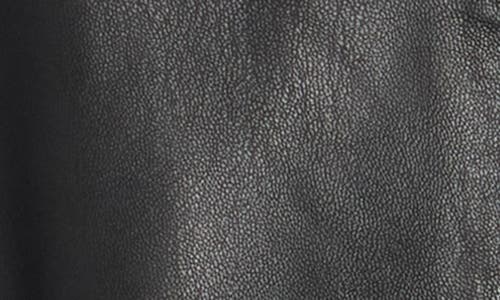 L'agence Ambrose Zip Faux Leather Pencil Skirt In Black