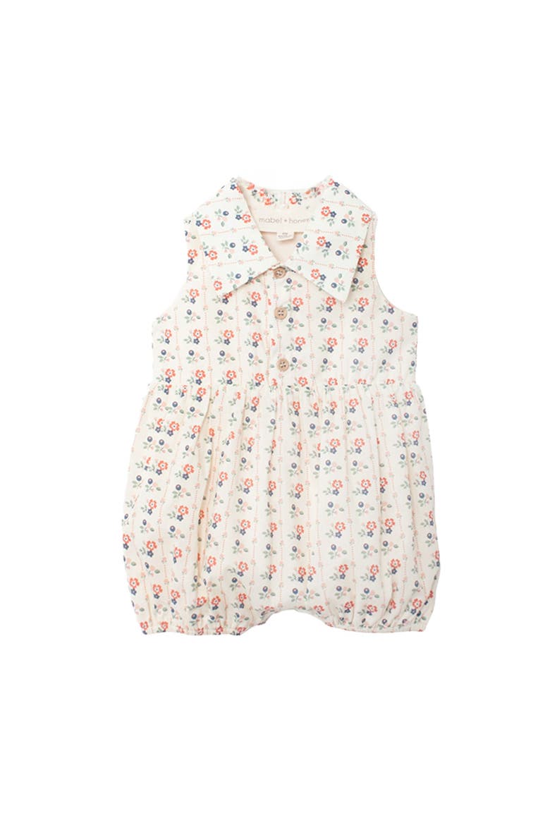 Adelaide Sleeveless Romper, Main, color, Ivory