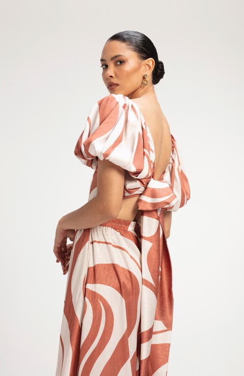 Diarrablu Zany Top In Luze Rust