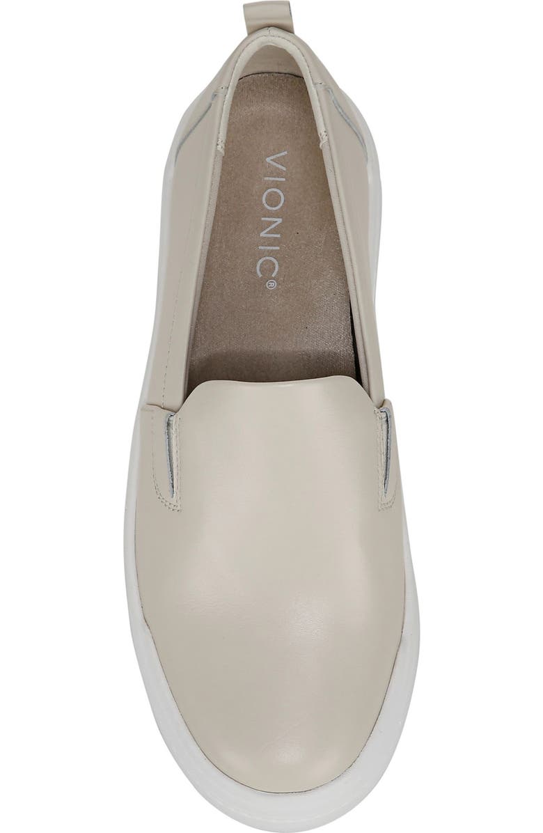Vionic Carson Slip-On Sneaker, Alternate, color, Cream Tmb Leather