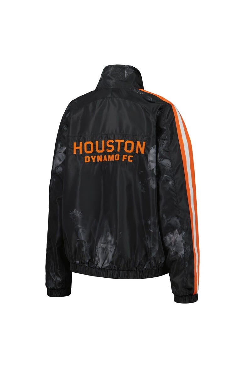 Women's The Wild Collective  Black Houston Dynamo FC Full-Zip Track Jacket, Alternate, color, Black