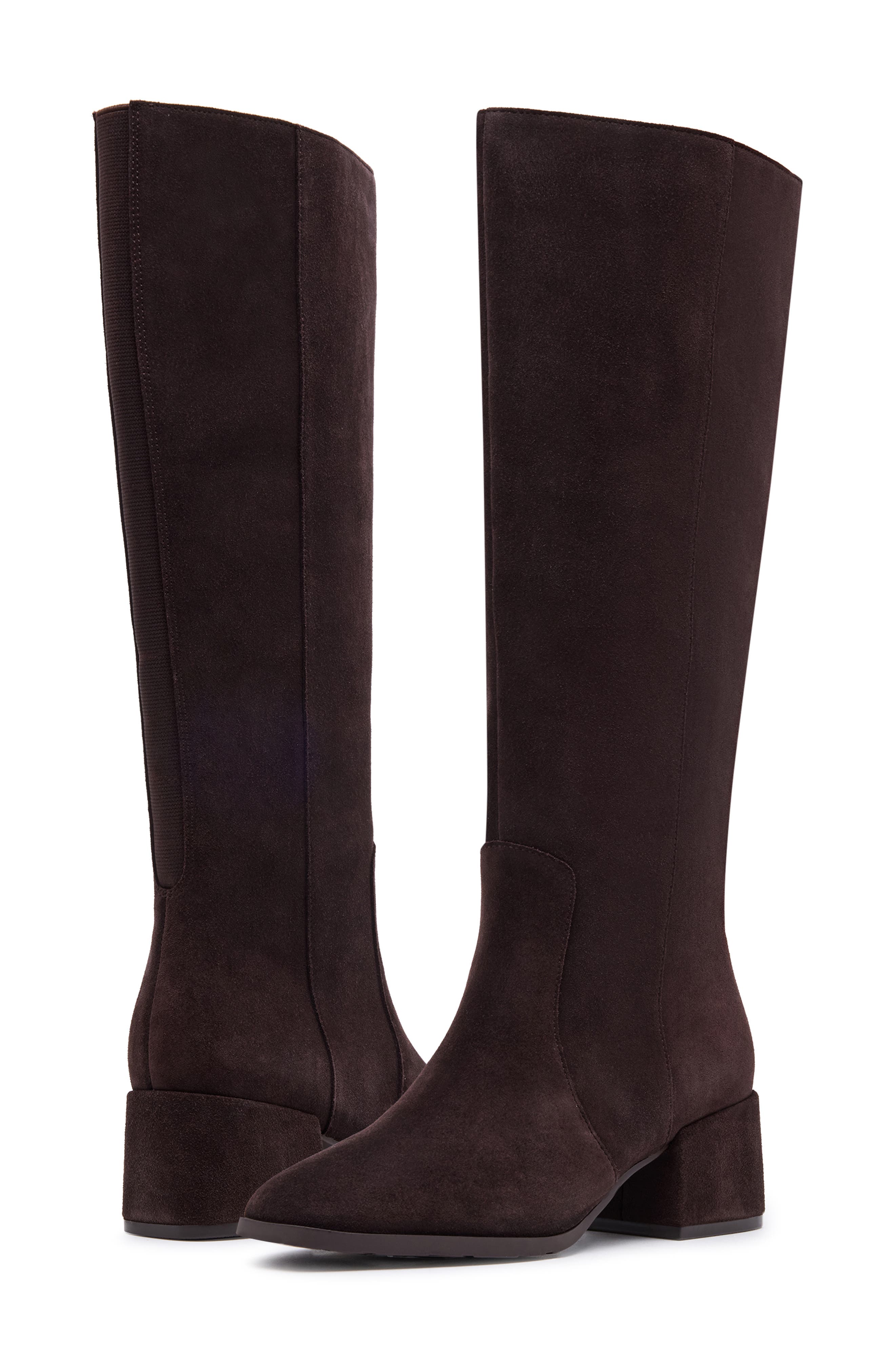 Felicity Knee High Boot, Alternate, color, JAVA SUEDE