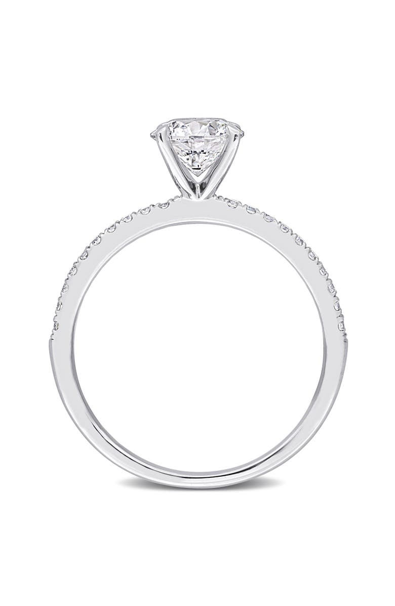 Julianna B. 1-1/6 CTW Lab-Grown Diamond Solitaire Ring 14k, Alternate, color, White Gold