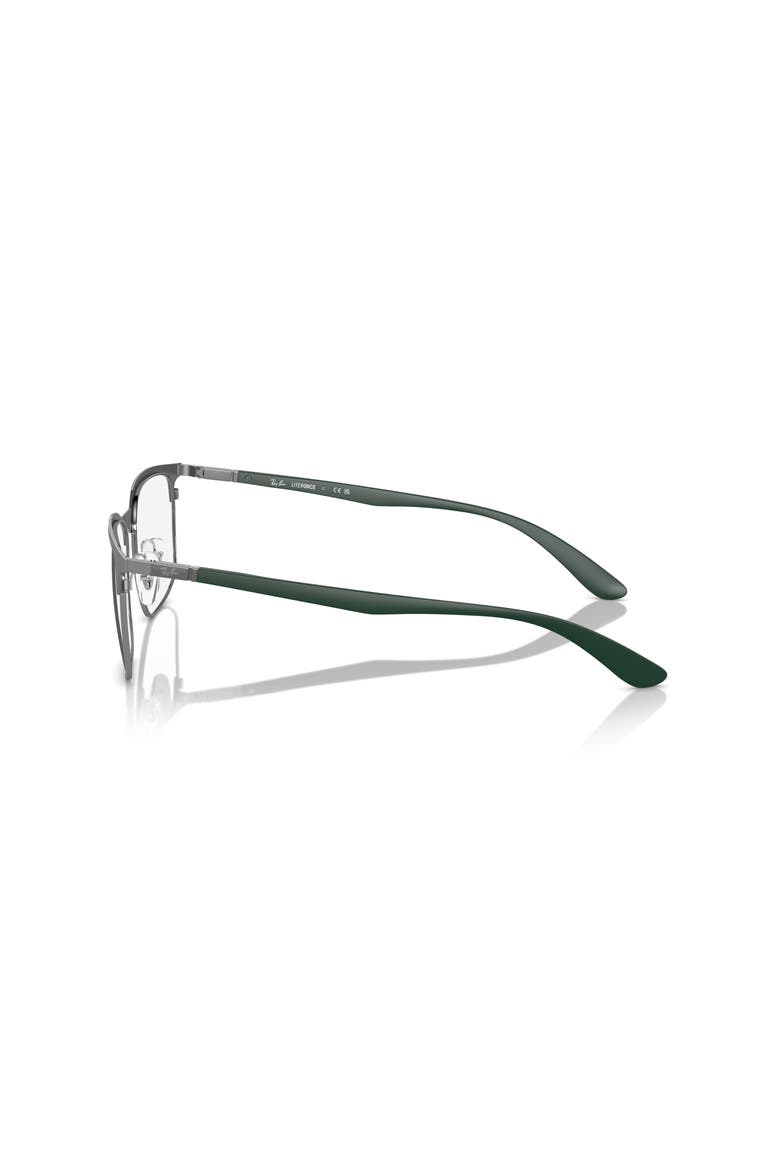 57mm Square optical glasses, Alternate, color, Grey