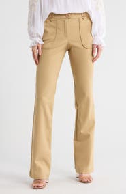 Ramy Brook Marit Patch Pocket Cotton Blend Pants