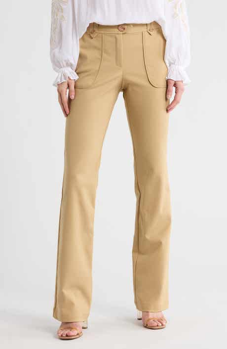 Ramy Brook Marit Patch Pocket Cotton Blend Pants