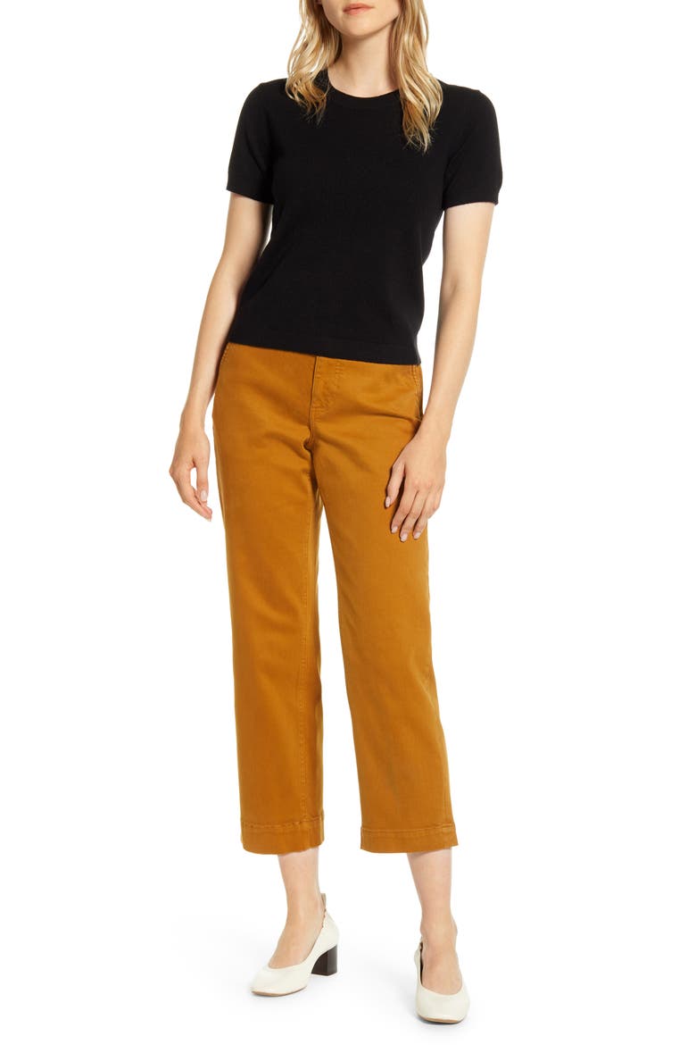 The Cashmere Tee, Alternate, color, BLACK