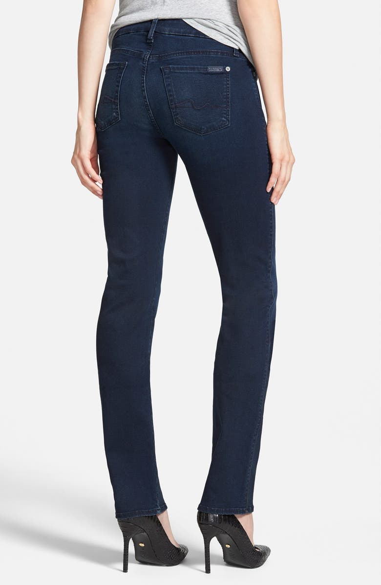 7 For All Mankind <sup>®</sup> Slim Illusion Kimmie Straight Leg Jeans, Alternate, color, 