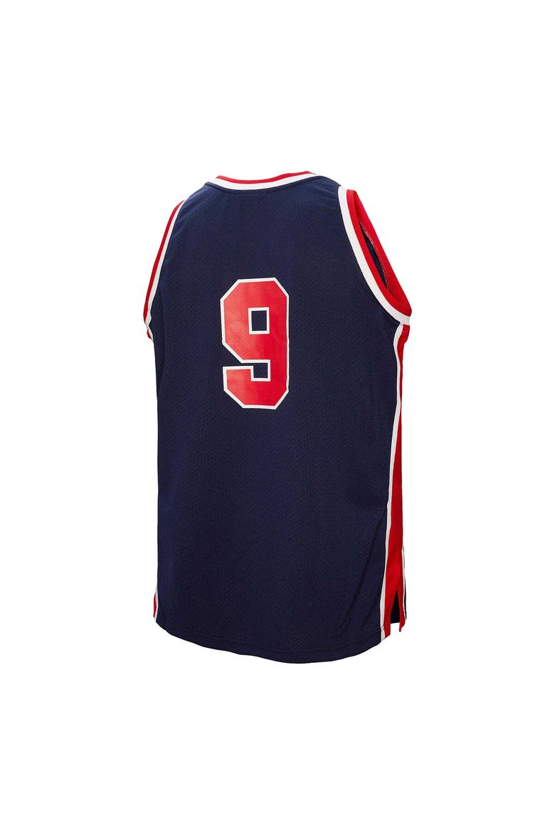 Men's Mitchell & Ness Michael Jordan Navy USA Basketball 1984 Authentic Jersey, Alternate, color, Navy
