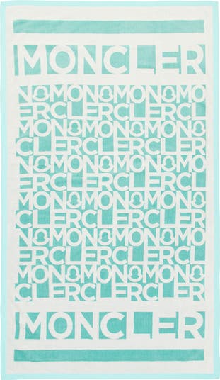 Moncler Tema 3 Allover Logo Beach Towel | Nordstrom