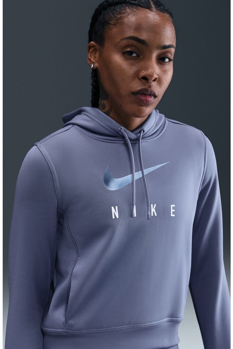 One Therma-FIT Hoodie, Alternate, color, WORLD INDIGO