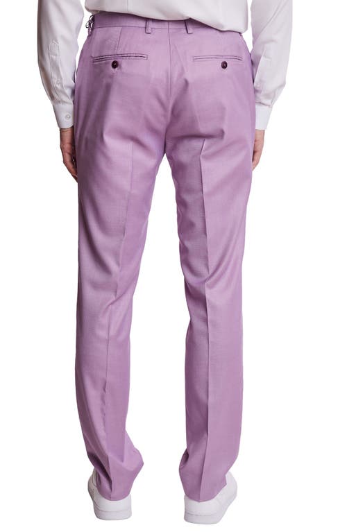 Paisley & Gray Downing Slim Flat Front Dress Pants In Multi