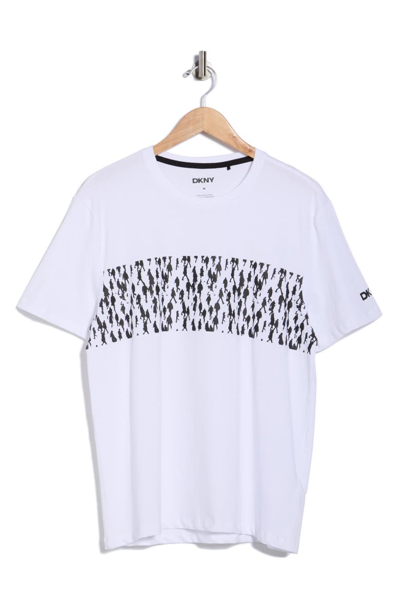 DKNY SPORTSWEAR Loren Graphic T-Shirt, Alternate, color, White