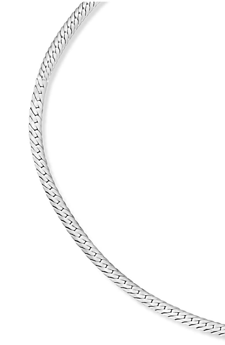 Bony Levy 14K Gold Herringbone Chain Bracelet, Alternate, color, 14K White Gold
