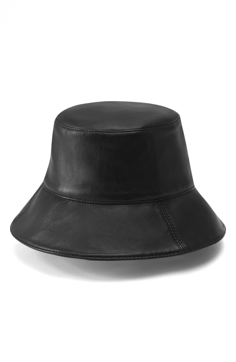 Helen Kaminski Whitney Leather Bucket Hat, Alternate, color,