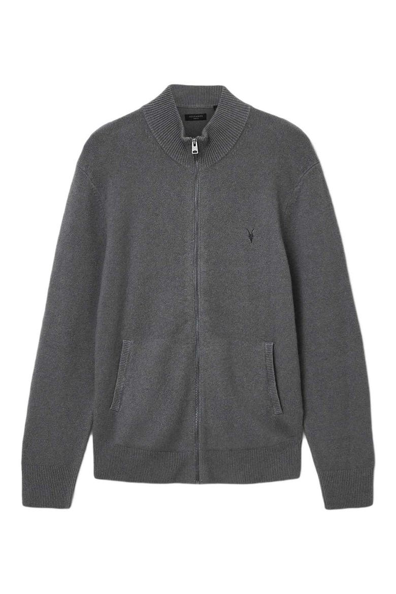 Statten Zip Cardigan, Alternate, color, ASHER GREY