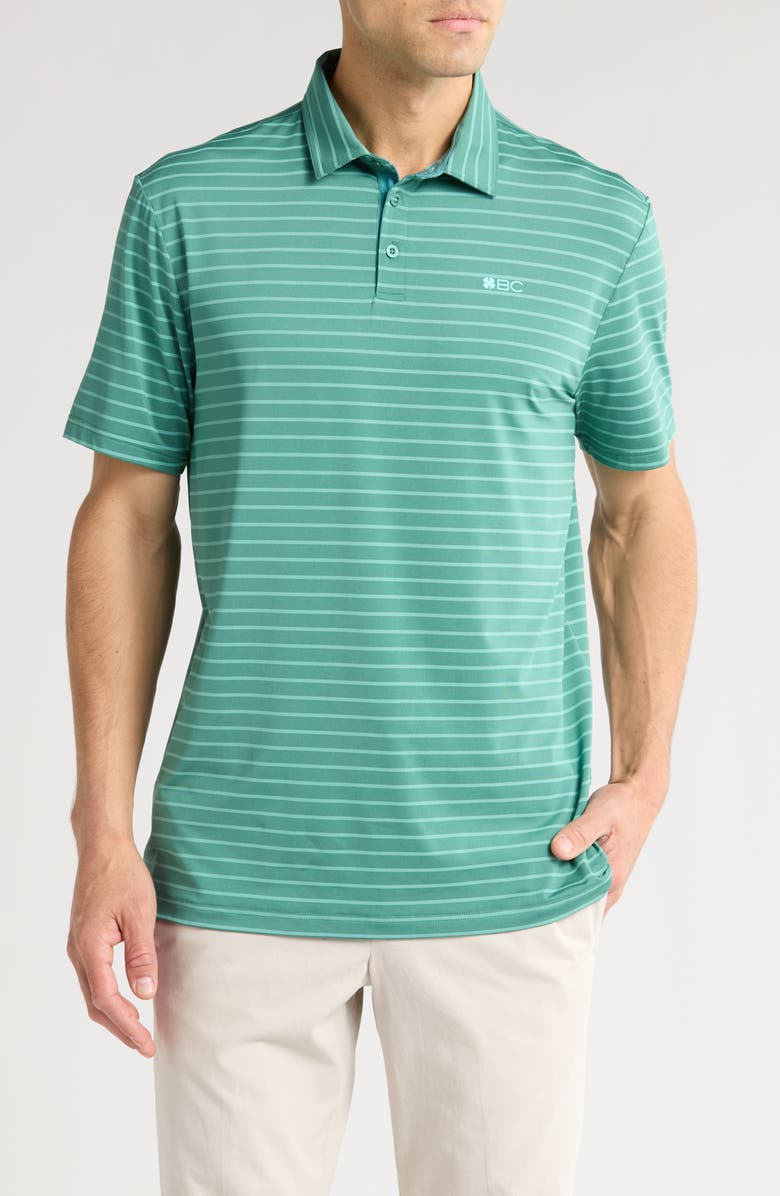 Black Clover Oceans 7 Performance Knit Polo, Main, color,