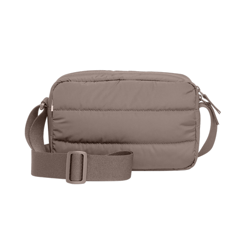 Got Bag Puffer Crossbody Bag In Oyster Monochrome