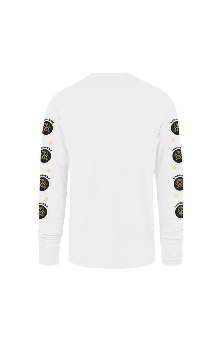 '47 Men's '47 White Golden State Warriors City Edition Downtown Franklin Long Sleeve T-Shirt, Alternate, color, 