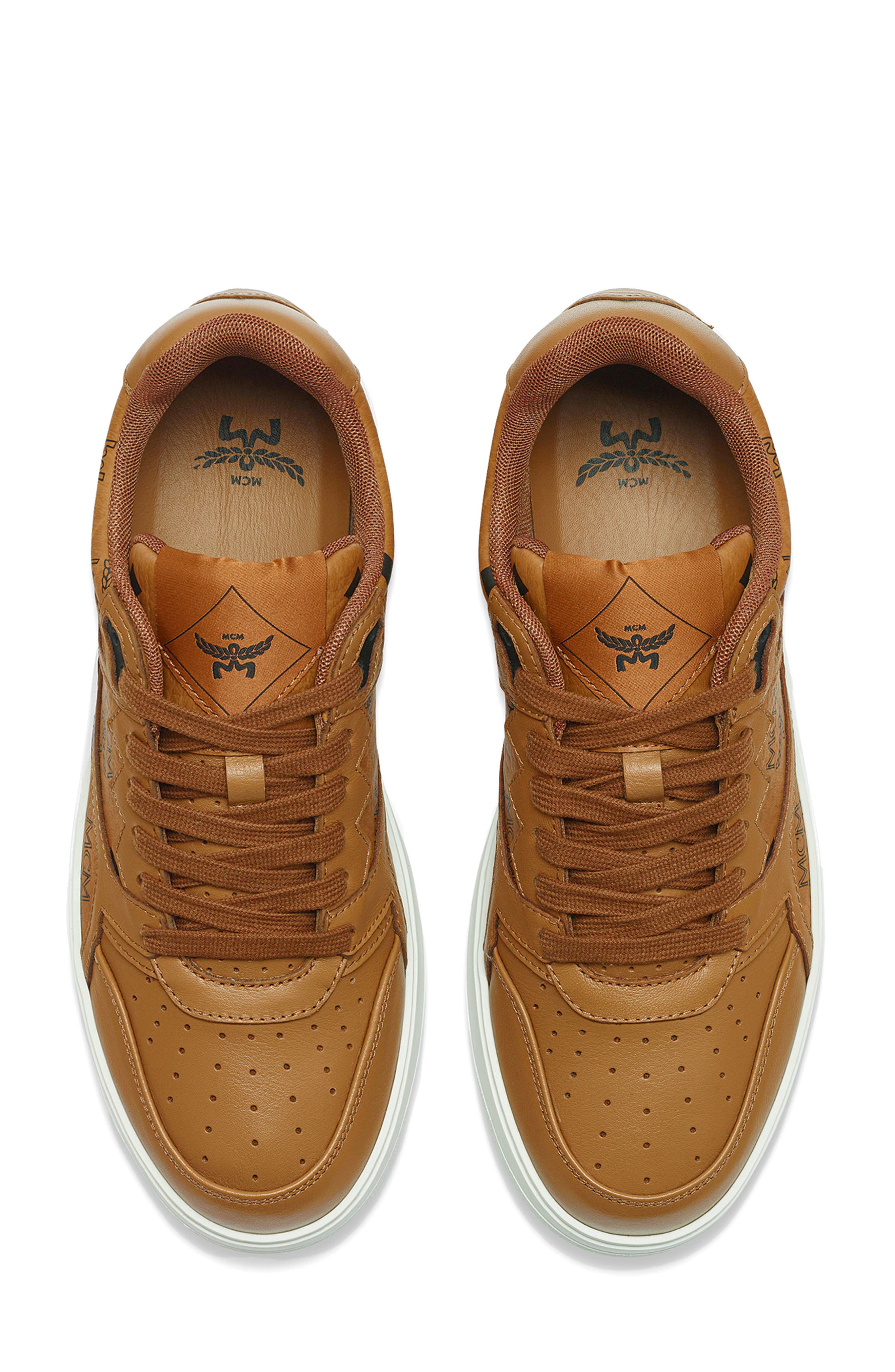Neo Terrain Lo Sneakers in Visetos, Alternate, color, COGNAC