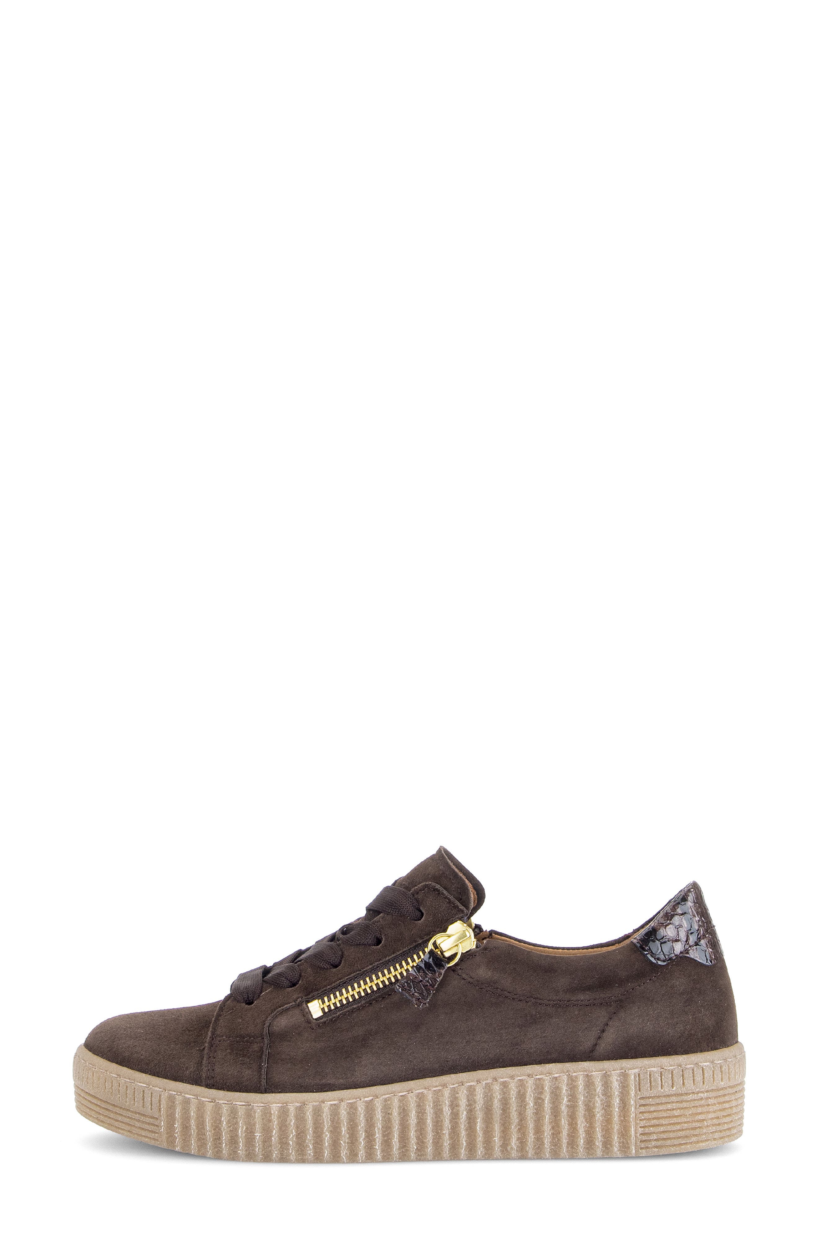Diana Leather Sneaker, Alternate, color, MOCCA