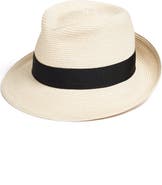 Eric Javits Classic Squishee® Straw Packable Fedora Sun Hat