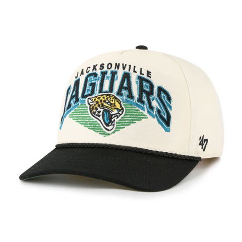 Men's '47 Cream Jacksonville Jaguars Pomona Rope Hitch Adjustable Hat