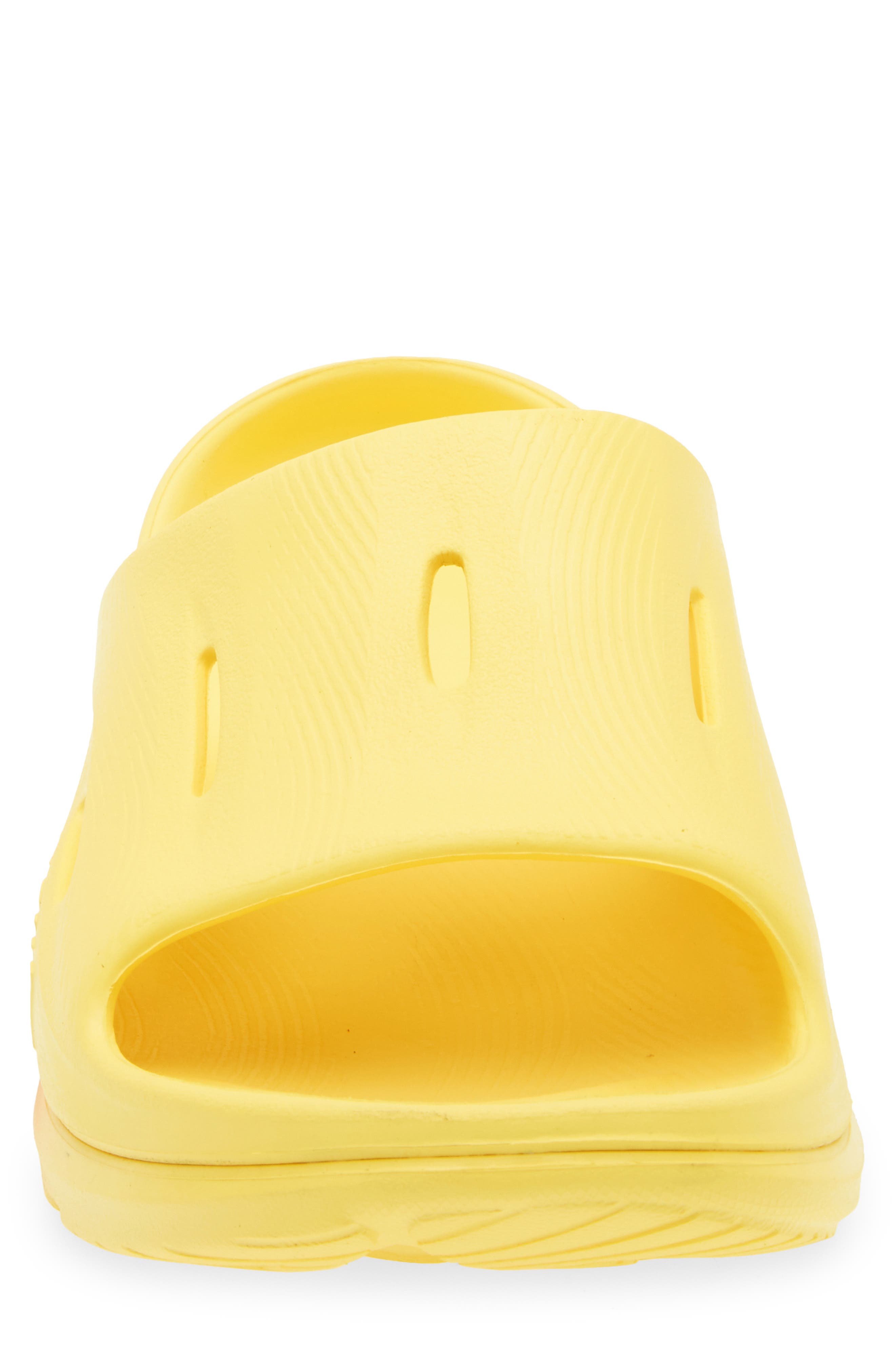 HOKA Gender Inclusive Ora Recovery Slide 3 Sandal, Alternate, color, Poppy / Cerise