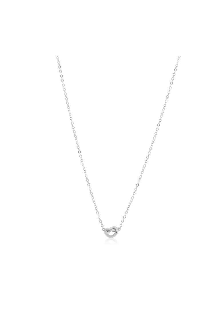 The Lovery Fine Jewelry Mini Love Knot Necklace (Women) | Nordstrom