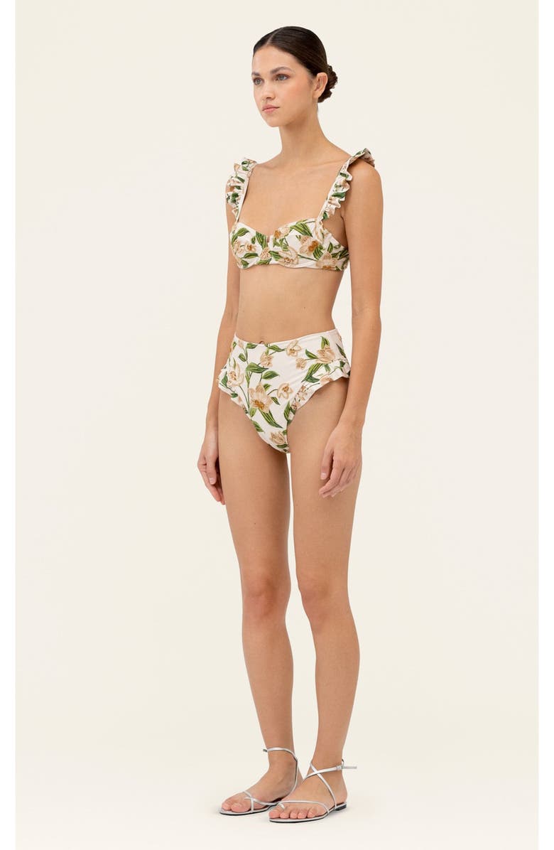 Agua by Agua Bendita Jengibre Orquidea Bikini bottom, Alternate, color, Multi