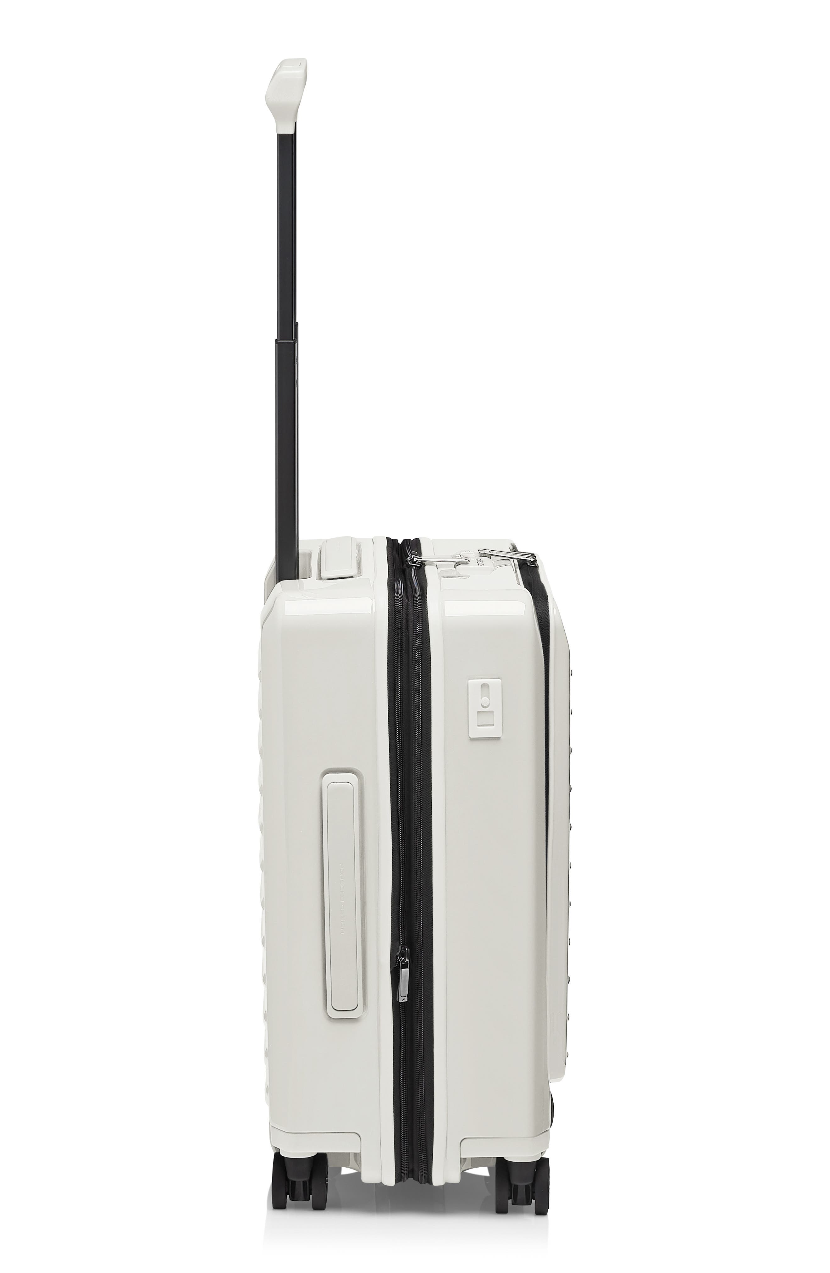 Porsche Design Roadster Carry-On Expandable 21-Inch Spinner Suitcase, Alternate, color, White