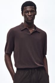 H&M Regular Fit Silk-blend Polo Shirt