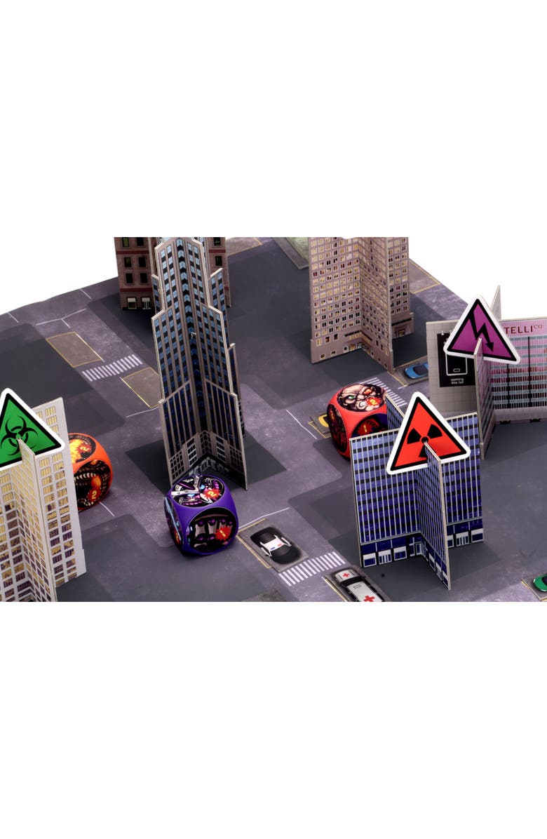 WizKids Games Smash City Action Packed Dice Game, Alternate, color, Multicolored