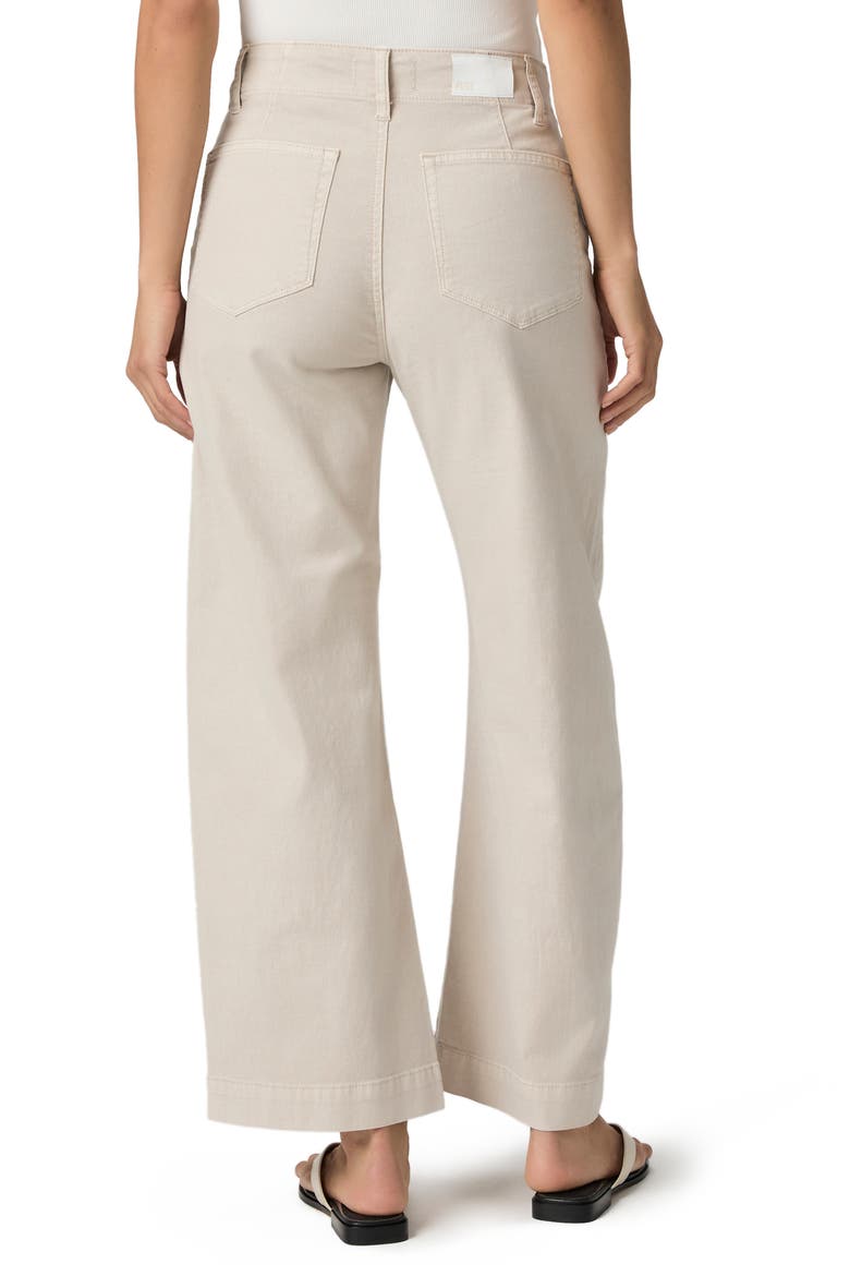 Arellia Drawstring High Waist Ankle Barrel Leg Trouser Jeans, Alternate, color, VINTAGE PUMICE STONE