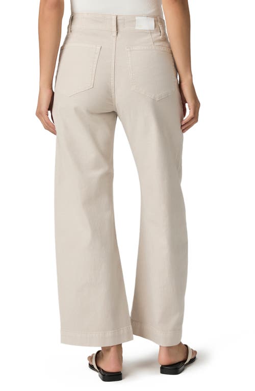 Shop Paige Arellia Drawstring High Waist Ankle Barrel Leg Trouser Jeans